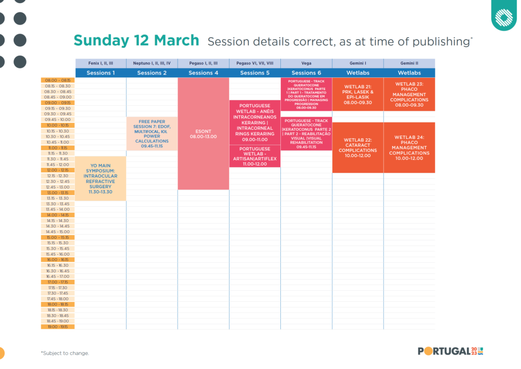 ESCRS Winter Meeting 2023 Programme